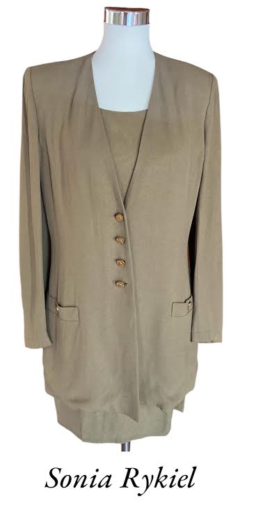 Vintage two-piece set Blazer and Dress by Sonia Rykiel Vintage