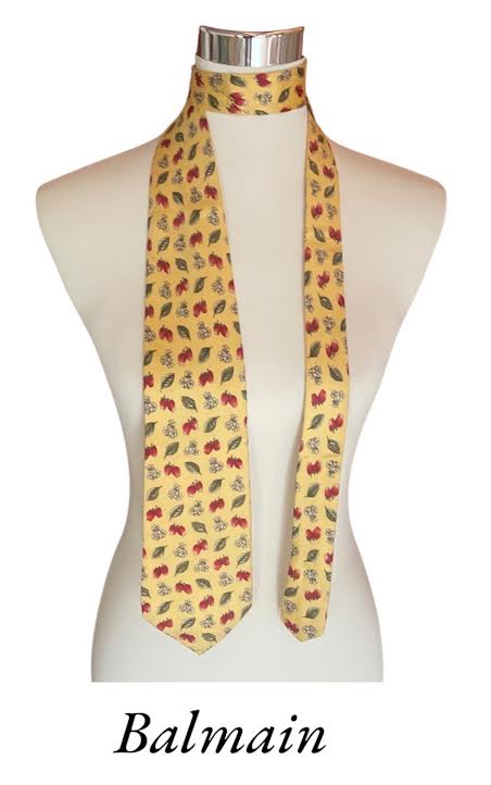 Silk tie Balmain