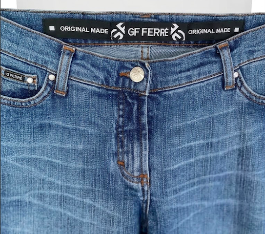 Original 2000s vintage jeans by Gianfranco Ferré