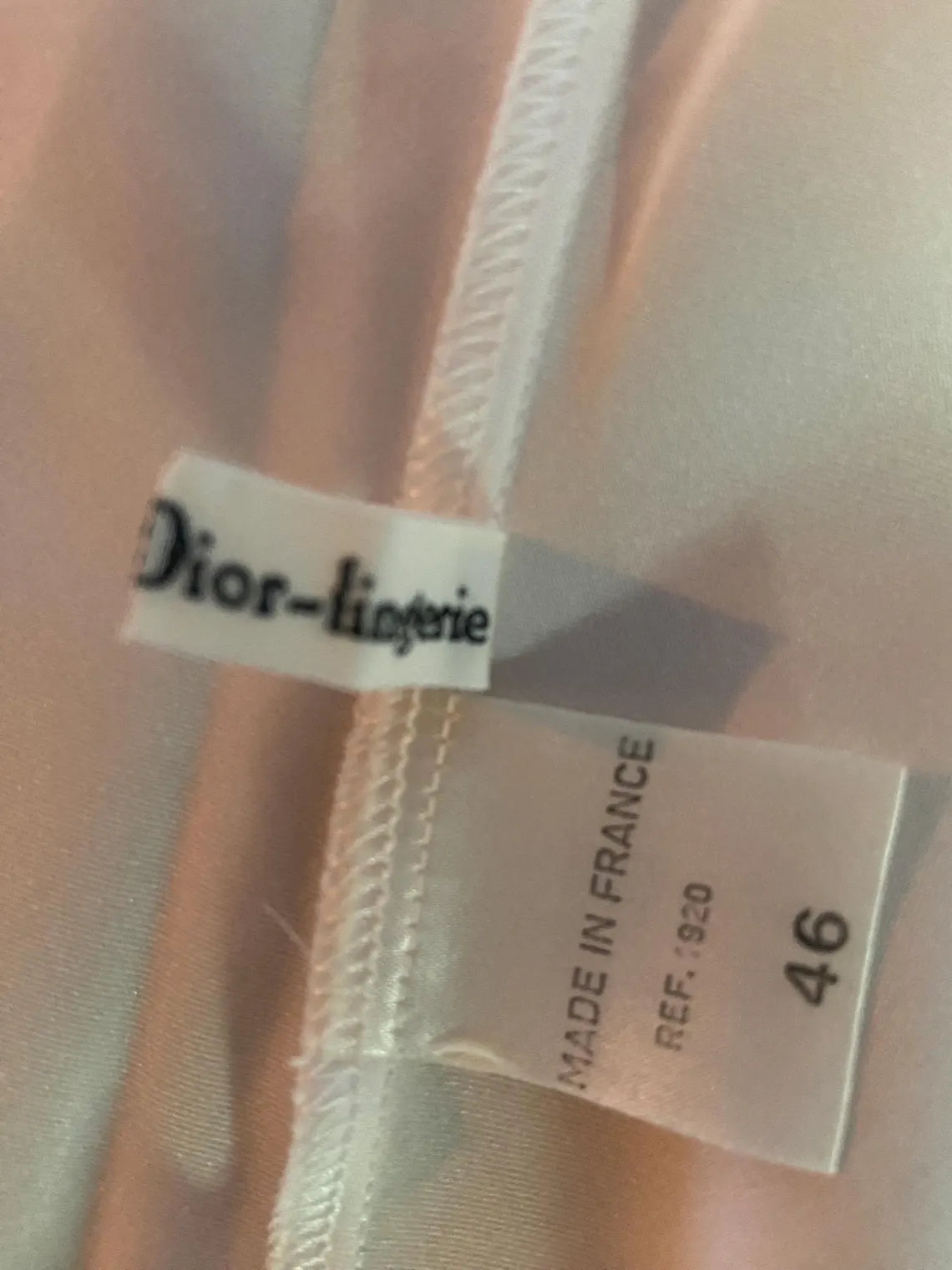 Christian Dior lingerie dress