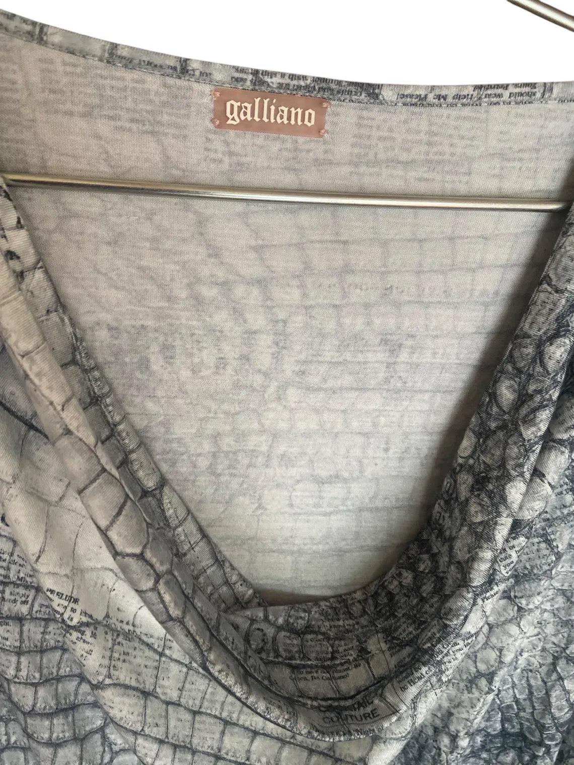 Galliano dress