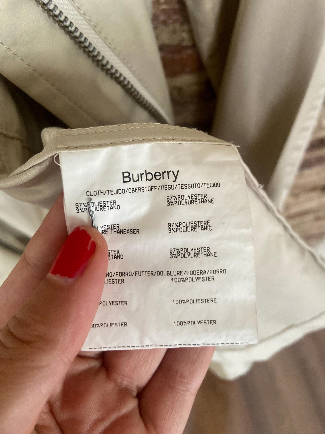 Vintage Burberry jacket — timeless British elegance