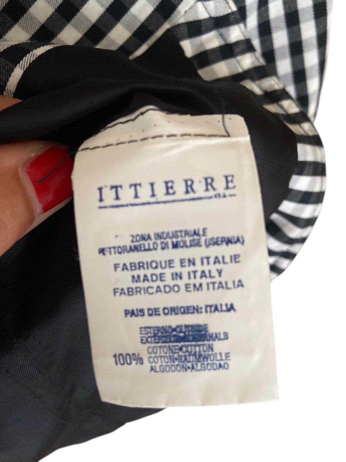 Blouse by Italian brand Versace, made in the 1990s.