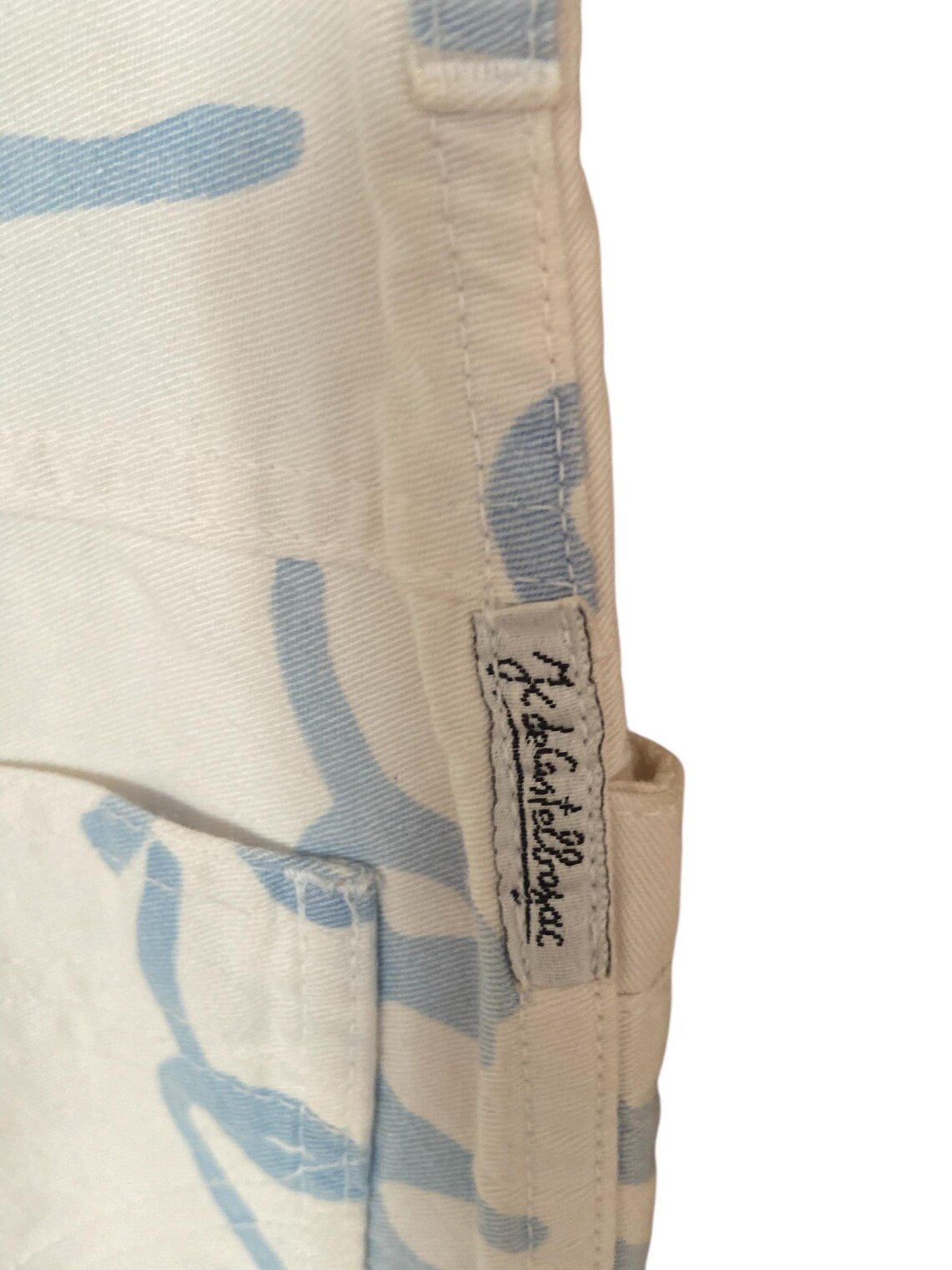 Vintage high-waisted, straight-leg trousers by the iconic French fashion house JC de Castelbajac.