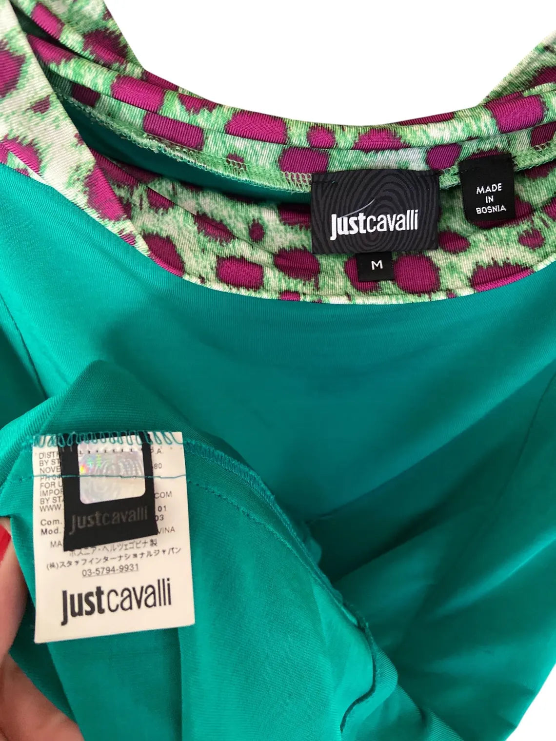 Just Cavalli vintage dress — vibrant colour and Y2K style