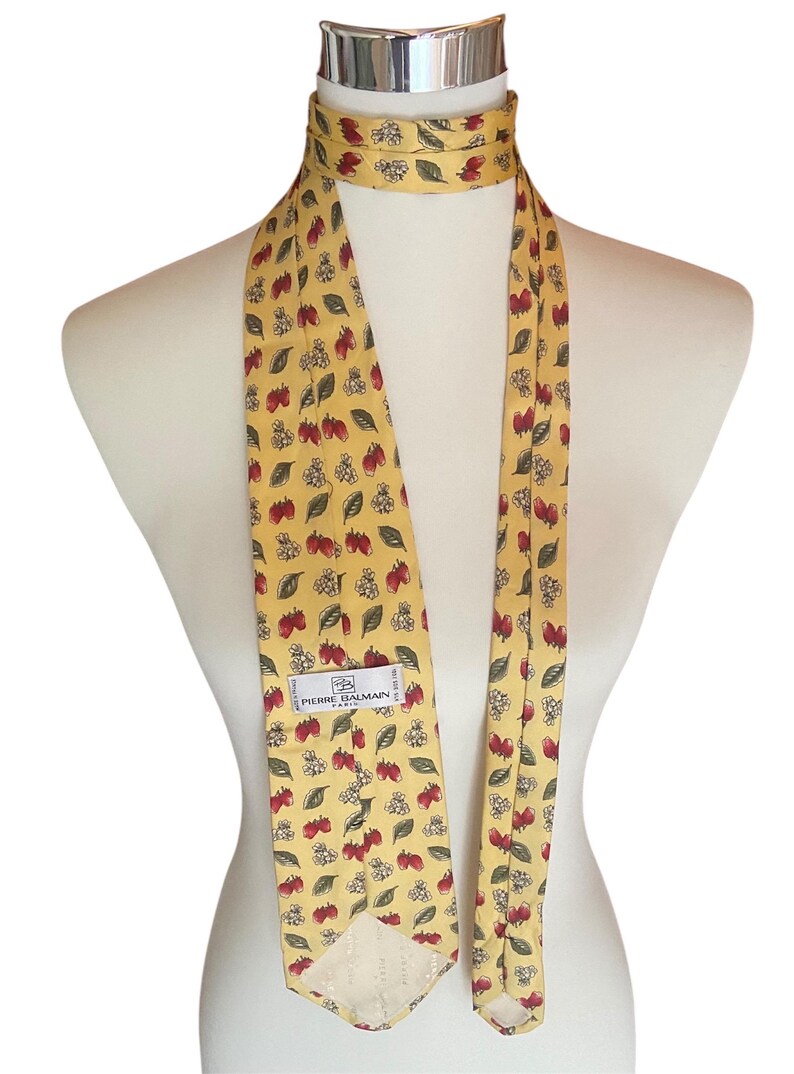 Silk tie Balmain