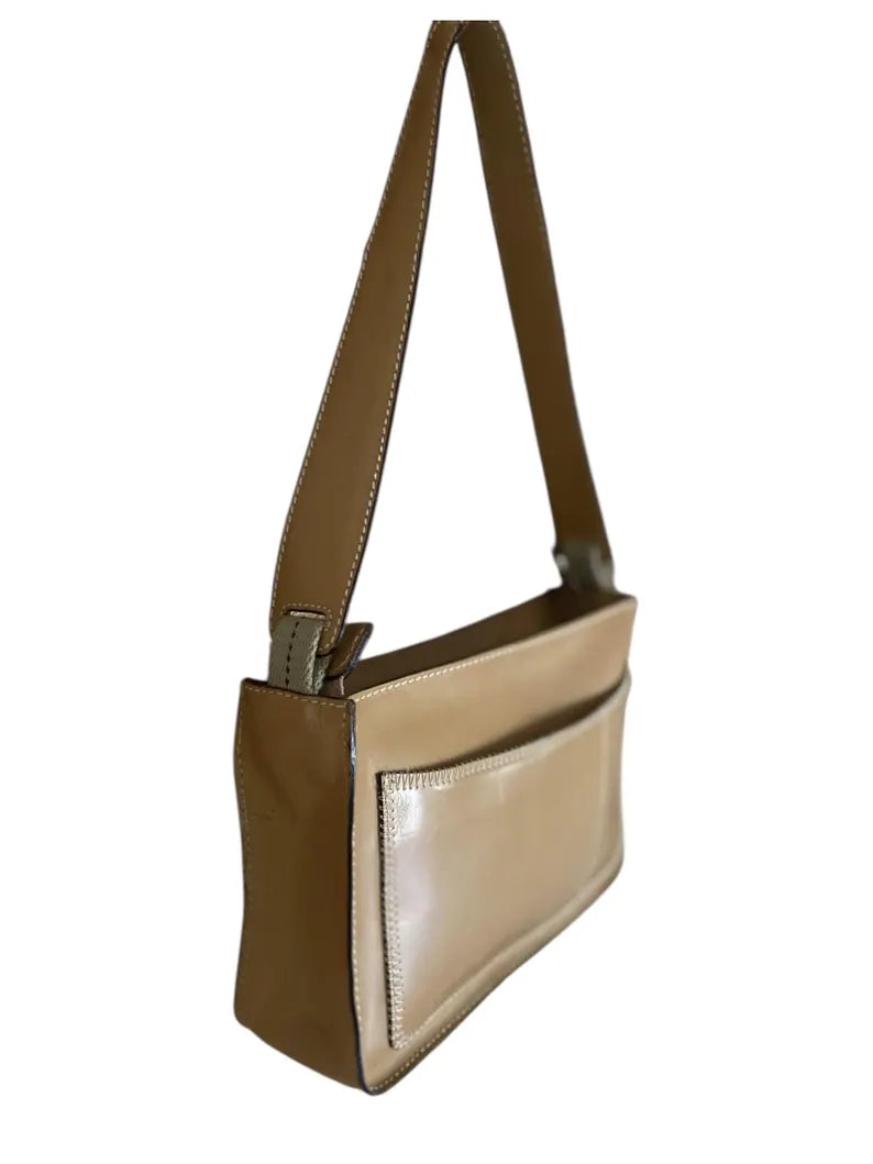 Leather bag Cerruti vintage