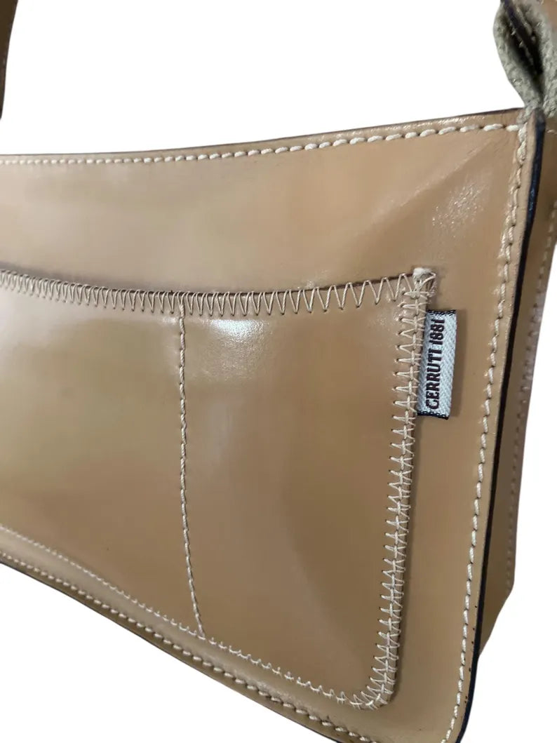 Leather bag Cerruti vintage