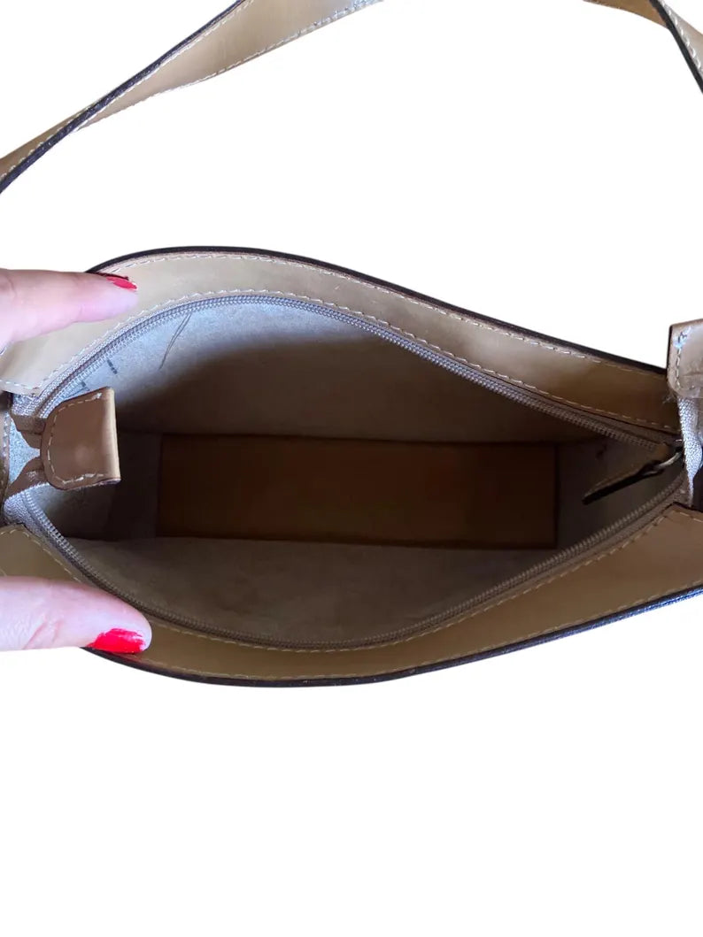 Leather bag Cerruti vintage