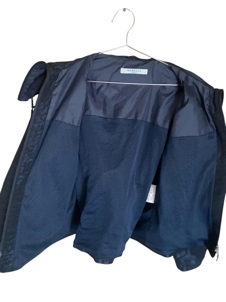 Vintage High neck jacket by italian brand Marella