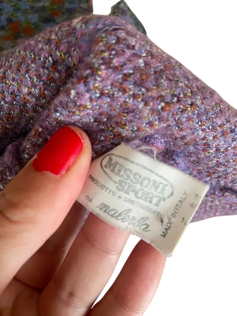Vintage Missoni waistcoat from 90s