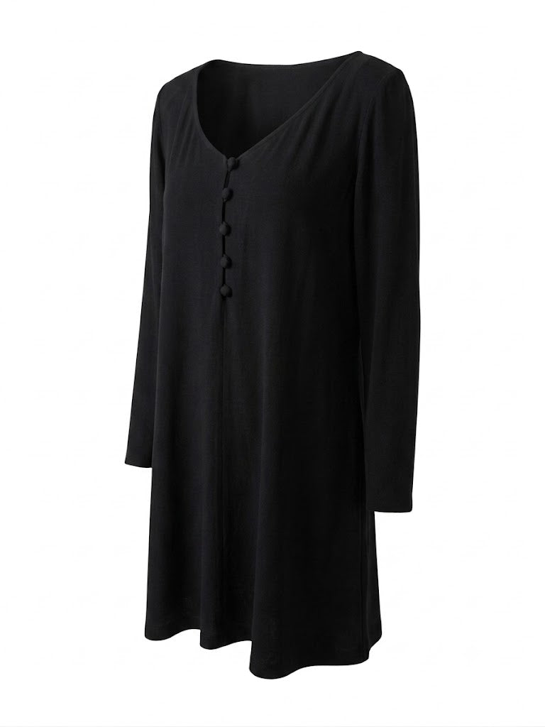 Stunning Max Mara Black Mini Dress — Max&Co Couture