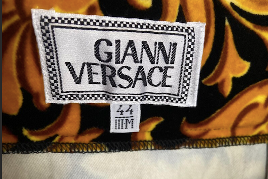 Versace mini skirt