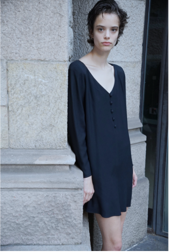 Stunning Max Mara Black Mini Dress — Max&Co Couture
