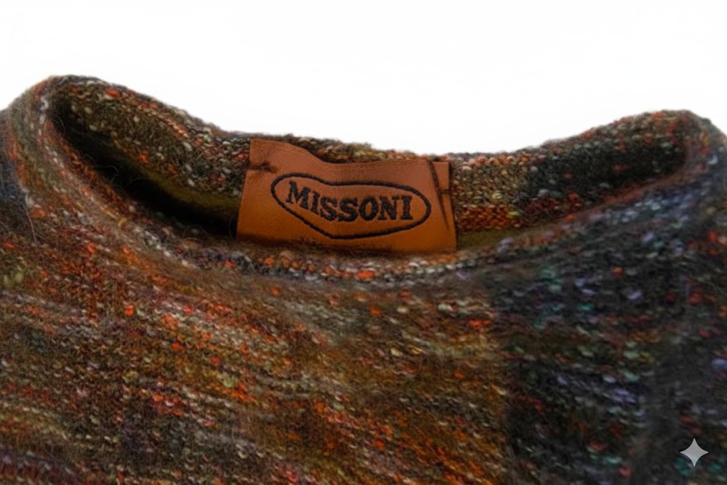 Vintage Missoni Mohair Wool Midi Skirt | High Waist Pencil Skirt