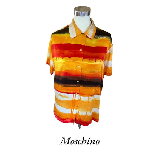 Vintage silk shirt Moschino