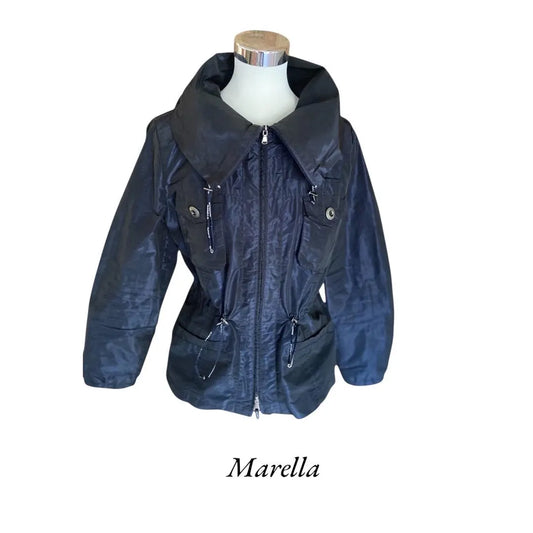 Vintage High neck jacket by italian brand Marella