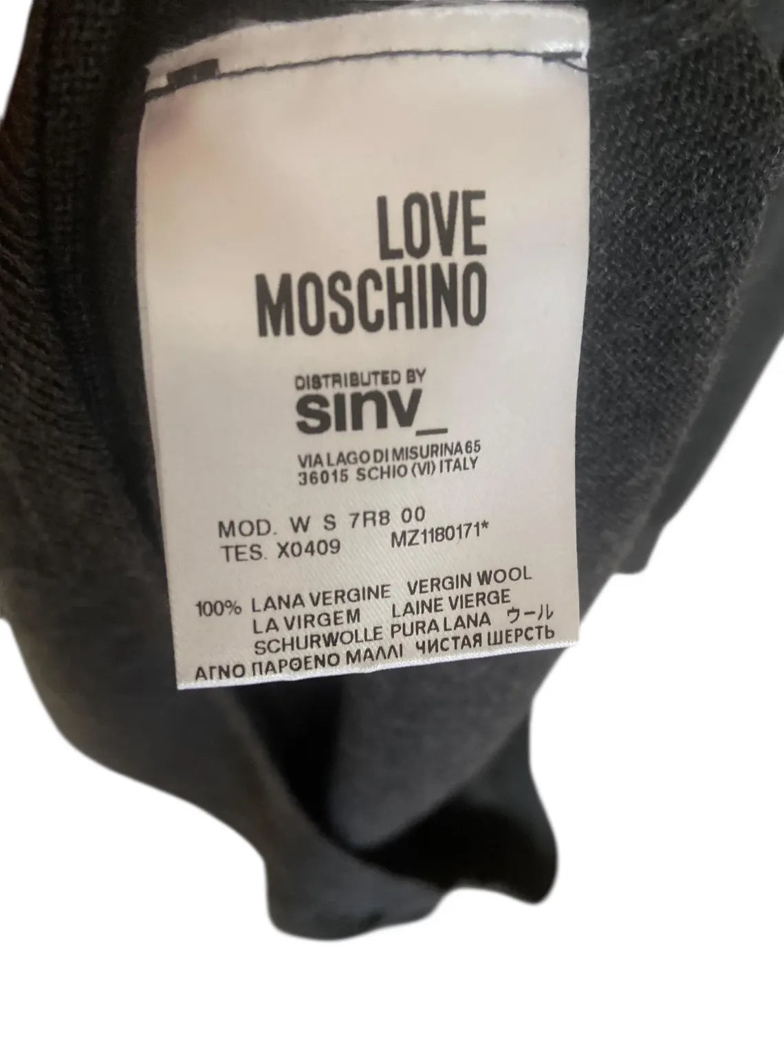vintage dress Moschino from 2000s