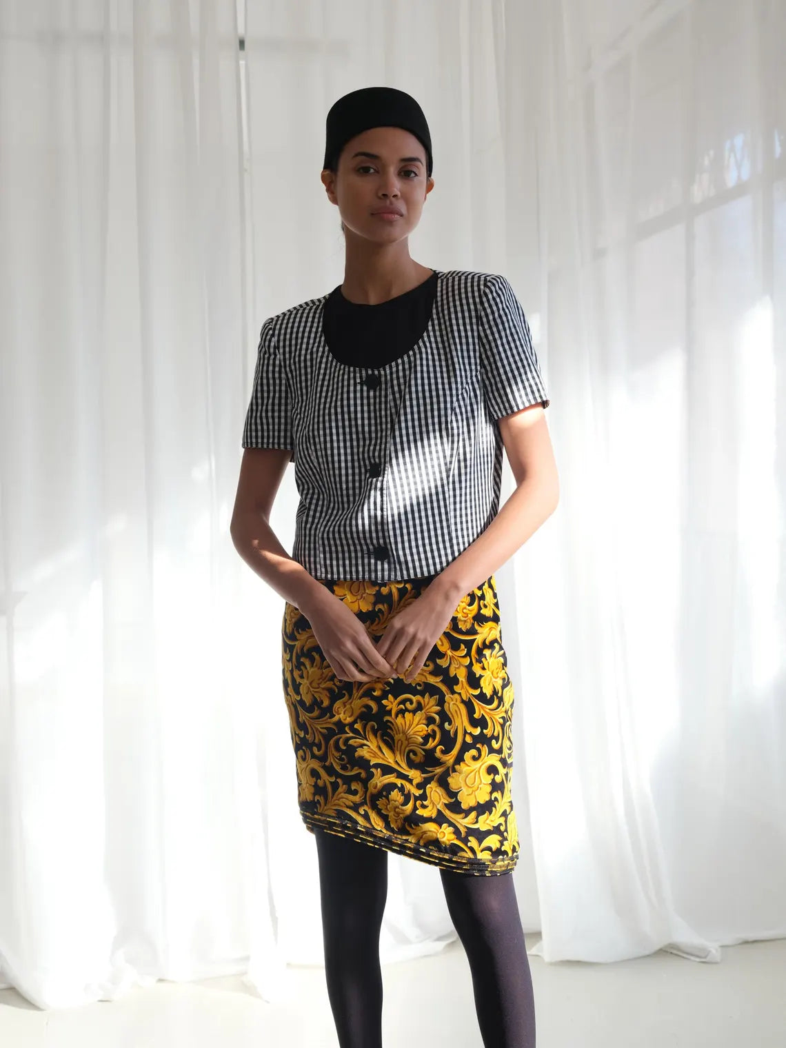 Versace vintage top 90s