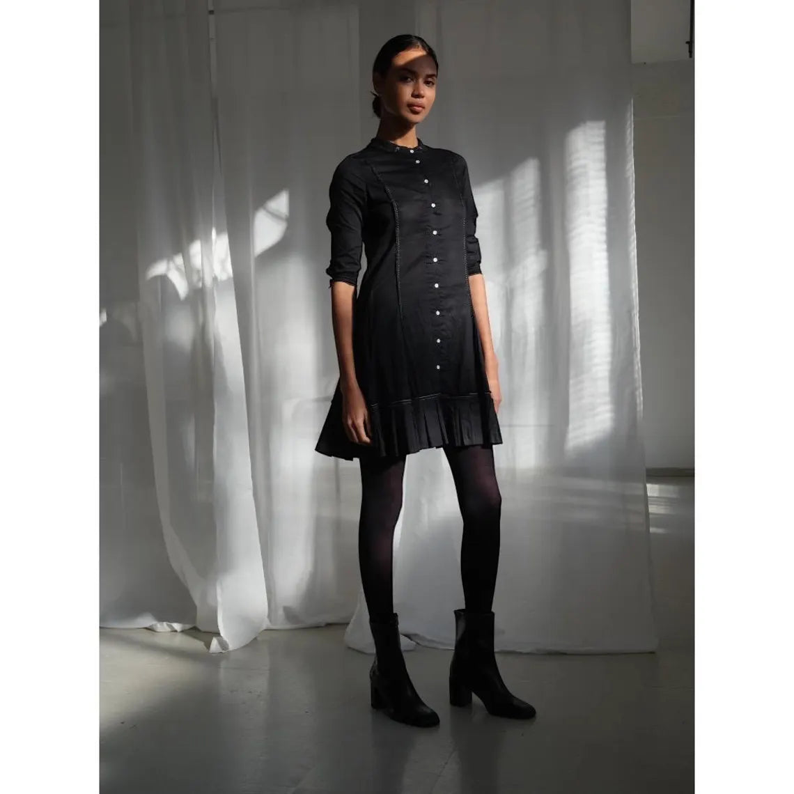 Marithe+Francois Girbaud black dress