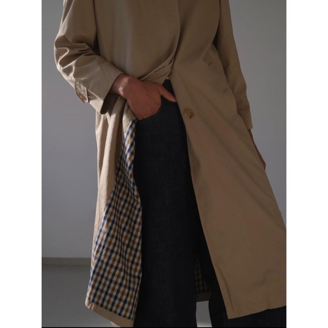 Vintage unisex trench coat by Aquascutum from 2000s