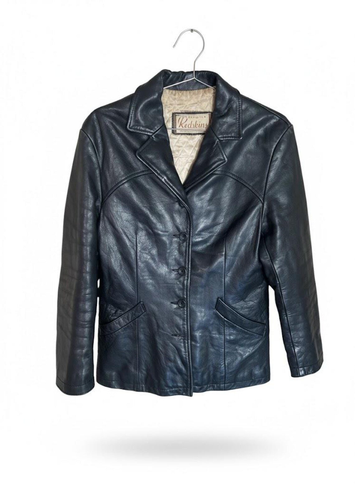Redskins Archival Minimalist Sheepskin Leather Jacket (1990s)