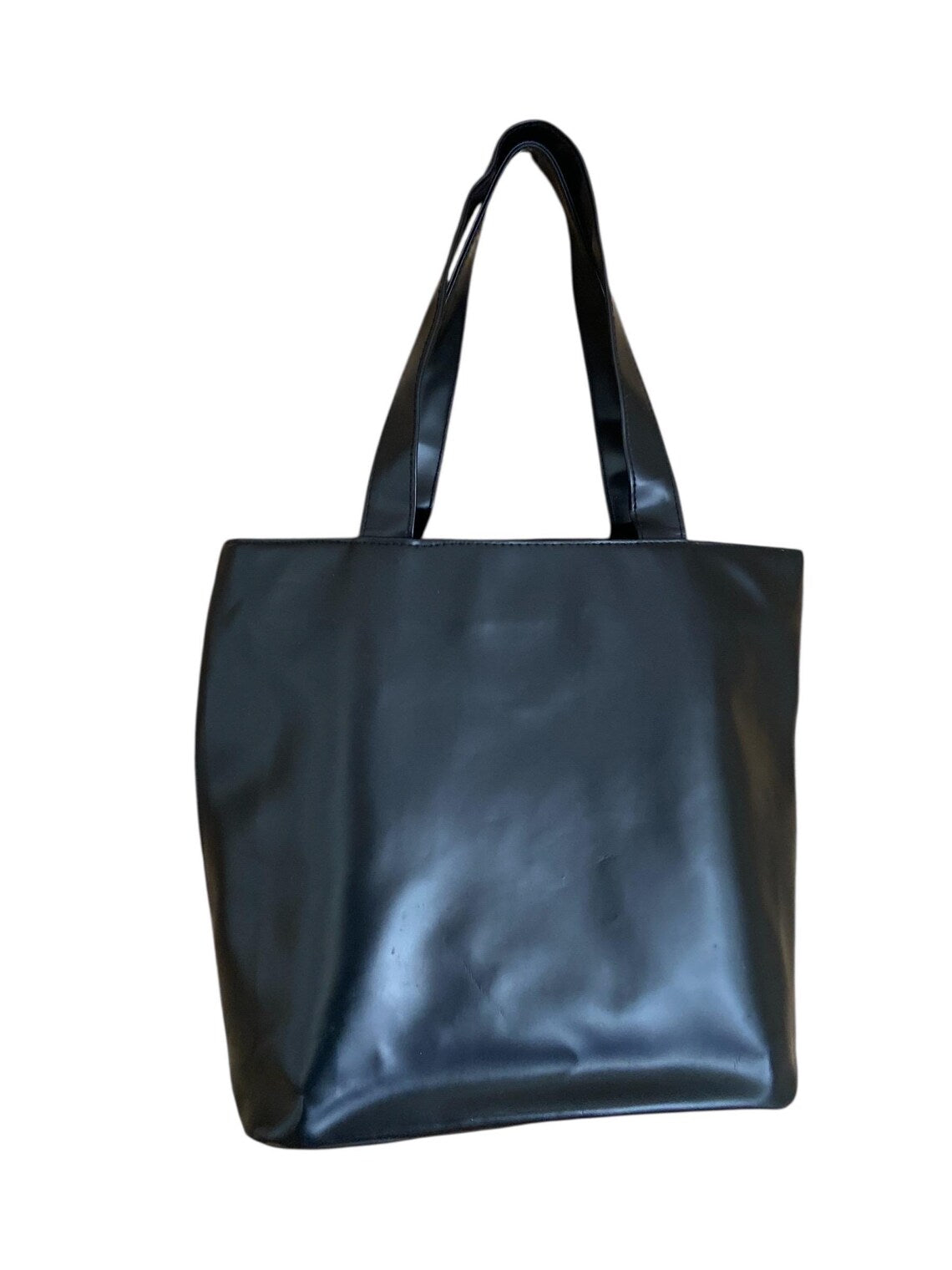Vintage Paco Rabanne Black Canvas Tote Bag • 90s Archival Shoulder Bag • Everyday Luxury Y2K Purse