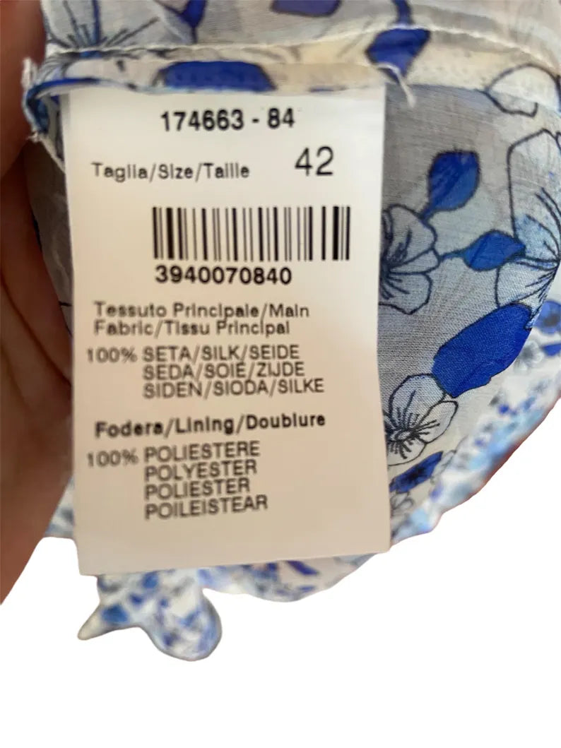 Silk Floral Blouse – MSGM