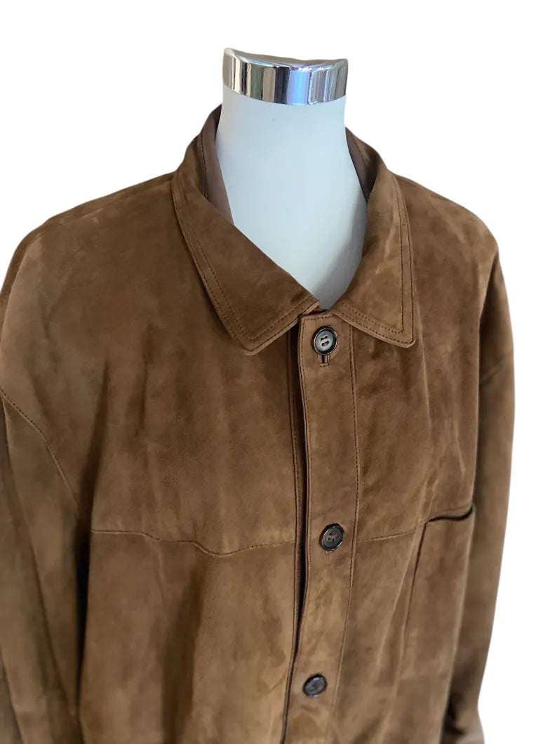 Vintage Italian leather coat