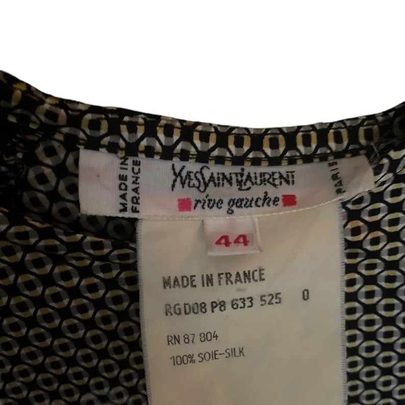 Yves Saint Laurent silk top, circa 2000s