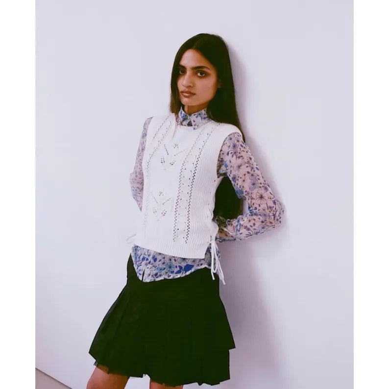 Silk Floral Blouse – MSGM
