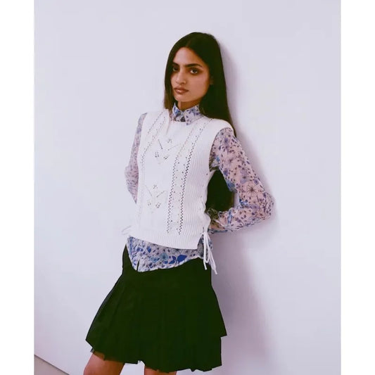 Silk Floral Blouse – MSGM