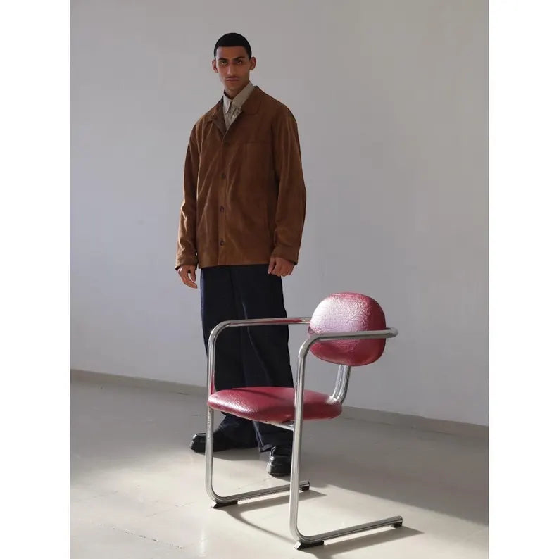 Vintage Italian leather coat