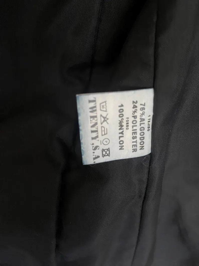 Vintage denim jacket Marithé François Girbaud | Fitted denim blazer | French designer jacket size S