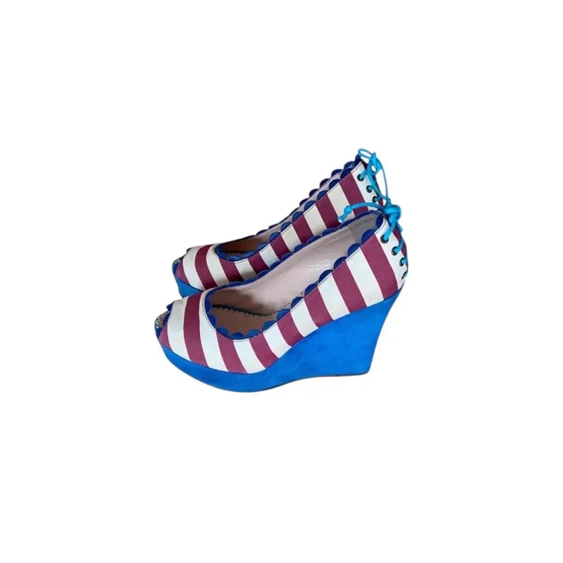 Missoni Wedge Heels – Multicolor Stripes from 2000s