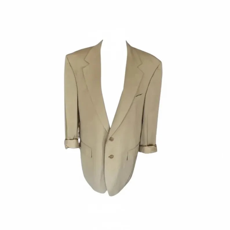 Vintage Loewe blazer in wool and silk from the 90s