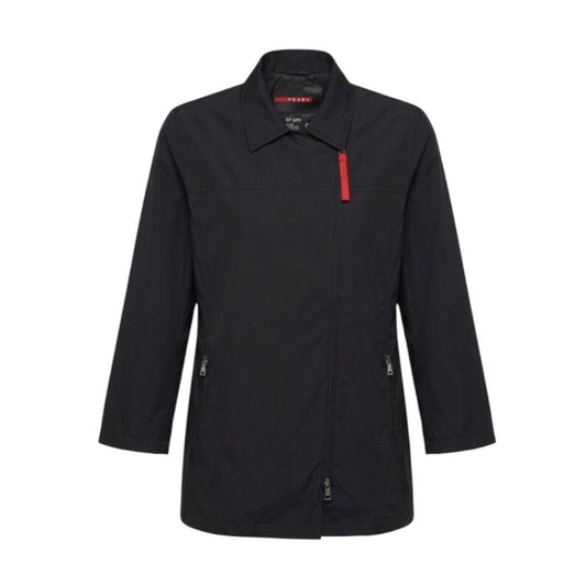 Vintage Prada sport technical jacket,Waterproof minimalist luxury coat
