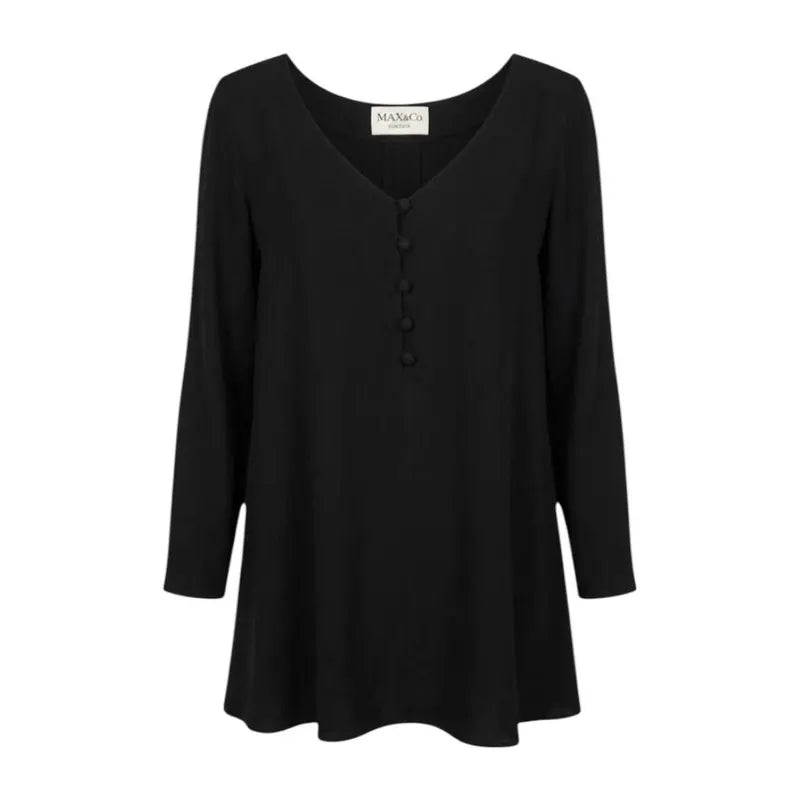 Stunning Max Mara Black Mini Dress — Max&Co Couture