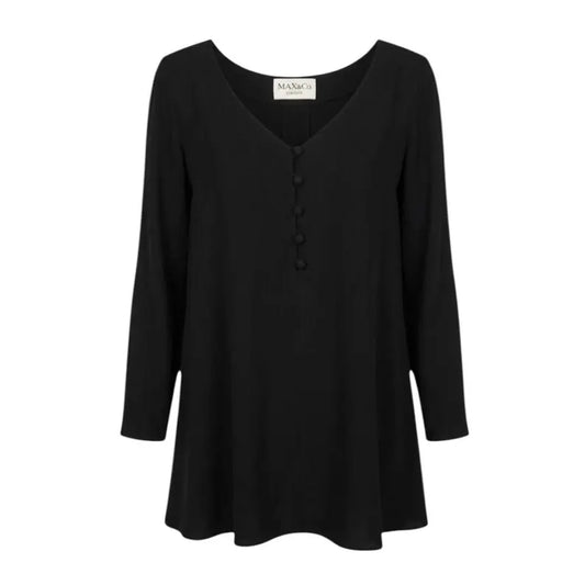 Stunning Max Mara Black Mini Dress — Max&Co Couture