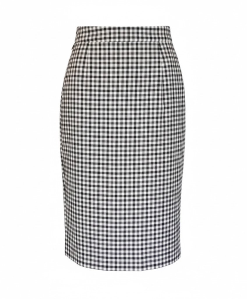 Burberry vintage midi skirt
