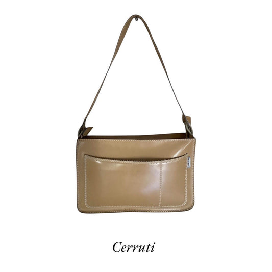 Leather bag Cerruti vintage