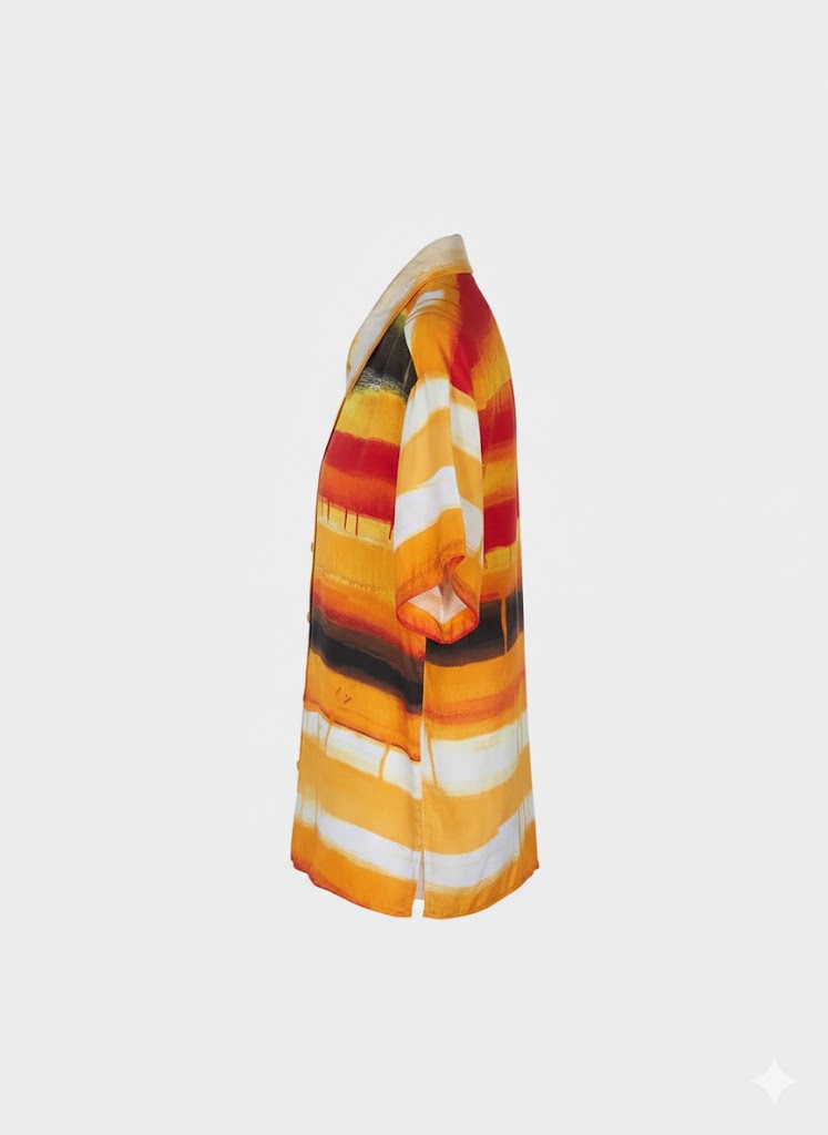Vintage Moschino Shirt | Italian Designer Shirt | Unisex Oversized Men’s Shirt | Made in Italy | Size M–L